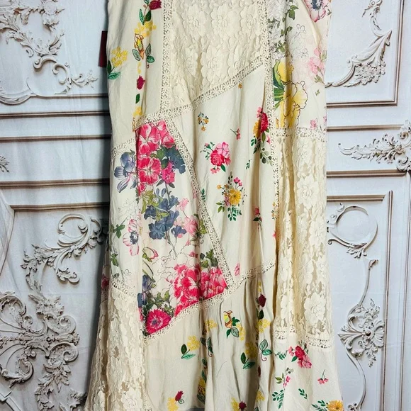 Reba Cream Floral Maxi Skirt - Picture 4 of 12